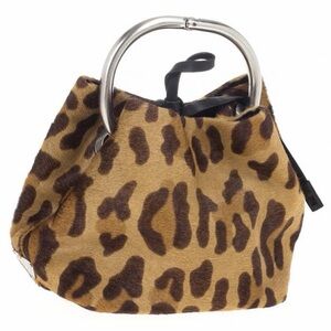 Prada Brown Leopard Print Mini Bag